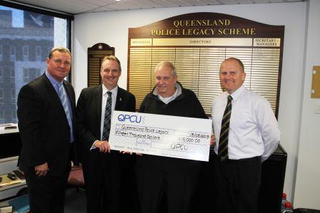 QPCU Qld Police Legacy Cheque Handover
