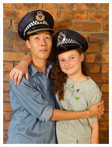 Children of a family supported by the Queensland Police Legacy Scheme